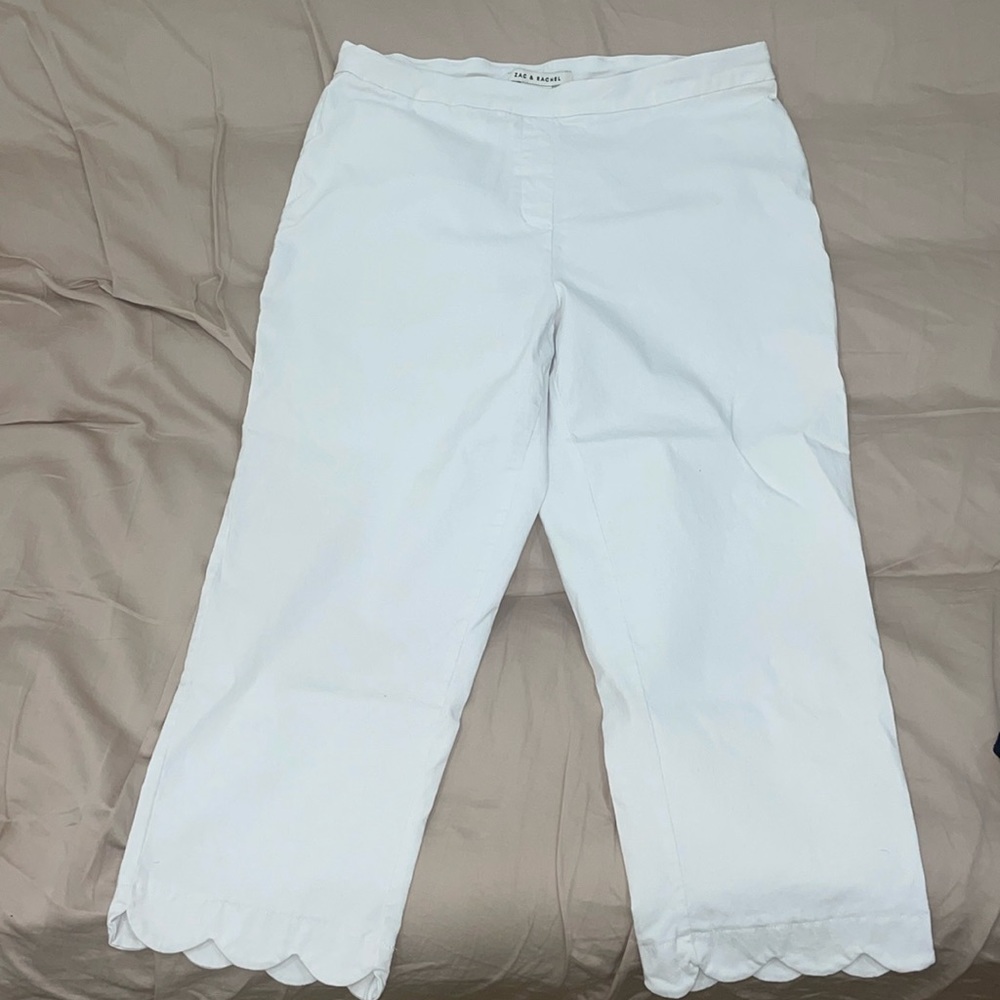 White capris dress pants (stretchy)
